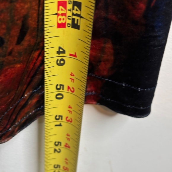 Soft Surroundings Santiago Velvet Maxi Dress XL Long Sleeve Whimsigoth Boho Art - Picture 8 of 11